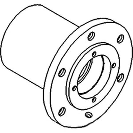 Aftermarket 161964A 6-Bolt Front Wheel Hub for White/Oliver 100 120 1650 1655 1750 1755 FRN30-0015